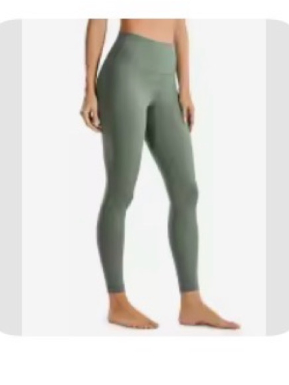 CRZ YOGA High-Waist Dark Sage Green Leggings